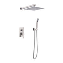 Supfirm 10 inch Shower Head Bathroom Luxury Rain Mixer Shower Complete Combo Set Wall Mounted