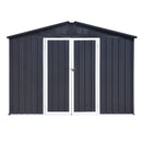 Supfirm Metal garden sheds 6ftx8ft outdoor storage sheds Dark-grey