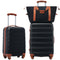 Supfirm Hardshell Luggage Sets 2Pcs + bag Spinner Suitcase with TSA Lock Lightweight 20" + 24"