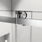 Supfirm 60*76" Single Sliding Frameless Shower Door Brushed Nickel With Buffer