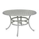 Supfirm Stylish Outdoor Aluminum 5-Piece Round Dining Set, Basalt