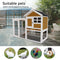 Deluxe Wooden Chicken Coop Hen House Rabbit Wood Hutch Poultry Cage Habitat - Supfirm