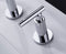 Supfirm Two Handle High Arc Widespread Bathroom Sink Faucet 3 Hole