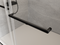 Supfirm 60" W x 76" H Double Sliding Frameless Soft-Close Shower Door with Premium 3/8 Inch (10mm)  Thick Tampered Glass in Matte Black Stainless Steel 22D02-60MB