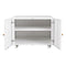 Supfirm Office furniture Copier Cabinet white 2 door steel copier stand mobile pedestal file Printer Stand