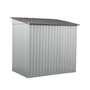 Supfirm 4 x 6 Ft Outdoor Storage Shed, Patio Steel Metal Shed w/Lockable Sliding Doors, Vents, House for Backyard Garden Patio Lawn