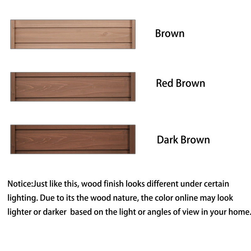 Supfirm TOPMAX 66" Large Outdoor Farmhouse Wooden Potting Bench Table, Garden Workstation with 2 Drawers, Cabinet and Open Shelves for Backyard, Mudroom, Brown