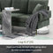 84 " Convertible Sectional Sofa, Modern Chenille L-Shaped Sofa Couch with Reversible Chaise Lounge, Fit for Living Room, Apartment(2 Pillows) - Supfirm