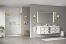 72*23*21in Wall Hung Doulble Sink Bath Vanity Cabinet Only in Bathroom Vanities without Tops - Supfirm