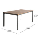 Supfirm WESTCOTT DINING TABLE WITH WOOD TOP