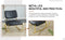 Supfirm PU material cushioned rocking chair, unique rocking chair, cushioned seat, black backrest rocking chair, and gold metal legs. Comfortable side chairs in the living room, bedroom, and office