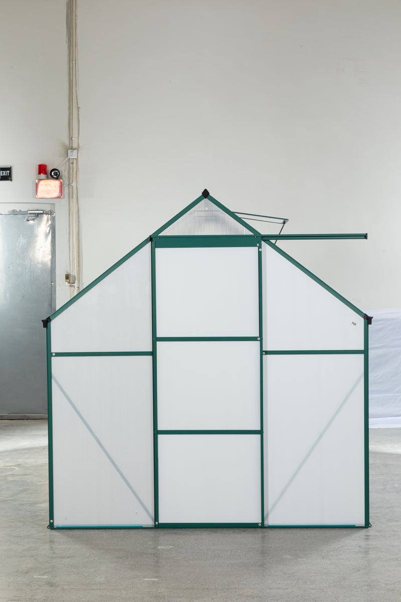 Supfirm Green-6 x 8 FT Outdoor Patio Greenhouse