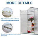 Supfirm Polycarbonate Greenhouse,6'x 8' Heavy Duty Walk-in Plant Garden Greenhouse for Backyard/Outdoor