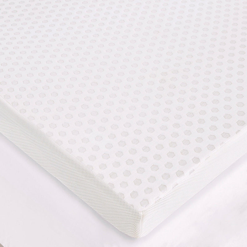 Hypoallergenic 3" Cooling Gel Memory Foam Mattress Topper with Removable Cooling Cover - Supfirm