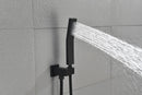 Supfirm 10 inch Shower Head Bathroom Luxury Rain Mixer Shower Complete Combo Set Wall Mounted