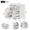 Supfirm 30'' Bathroom Vanity with Top Sink, Modern Bathroom Storage Cabinet with 2 Drawers and a Tip-out Drawer, Single Sink Bathroom Vanity - Supfirm