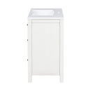 36''Bathroom Vanity with Undermount Sink,Modern Bathroom Storage Cabinet with 2 Drawers and 2 Cabinets,Solid Wood Frame Bathroom Cabinet - Supfirm