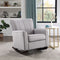 Supfirm ACME Denzell Rocking Chair, Gray Linen AC02185