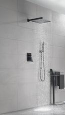 Supfirm 10 inch Shower Head Bathroom Luxury Rain Mixer Shower Complete Combo Set Wall Mounted