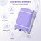 Supfirm 28 IN Luggage 1 Piece with TSA lock , Expandable Lightweight Suitcase Spinner Wheels, Vintage Luggage,Purple