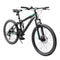 Supfirm A2660 Ecarpat Mountain Bike 26 Inch Wheels, 21-Speed Full Suspension Mens Womens Trail Commuter City Mountain Bike, Carbon Steel Frame Disc Brakes Thumb Shifter Front Fork Rear Shock Absorber Bicycles