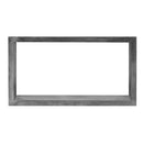 Supfirm 52" Cube Shape Wooden Console Table with Open Bottom Shelf, Charcoal Gray