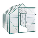 Supfirm 6X10FT Polycarbonate Greenhouse Raised Base and Anchor Aluminum Heavy Duty Walk-in Greenhouses for Outdoor Backyard in All Season