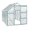 Supfirm 6X10FT Polycarbonate Greenhouse Raised Base and Anchor Aluminum Heavy Duty Walk-in Greenhouses for Outdoor Backyard in All Season