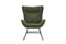 Supfirm Rocking Chair Nursery, Solid Wood Legs Reading Chair with Teddy Fabric Upholstered , Nap Armchair for Living Rooms, Bedrooms, Offices, Best Gift,Green Teddy fabric