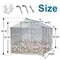 Supfirm Polycarbonate Greenhouse,6'x 8' Heavy Duty Walk-in Plant Garden Greenhouse for Backyard/Outdoor