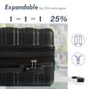 Supfirm Merax Luggage with TSA Lock Spinner Wheels Hardside Expandable Luggage Travel Suitcase Carry on Luggage ABS 28"