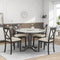 Orisfur. 5 Pieces Dining Table and Chairs Set for 4 Persons, Kitchen Room Solid Wood Table with 4 Chairs - Supfirm