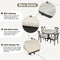 Orisfur. 5 Pieces Dining Table and Chairs Set for 4 Persons, Kitchen Room Solid Wood Table with 4 Chairs - Supfirm