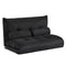 Orisfur. Lazy Sofa Adjustable Folding Futon Sofa Video Gaming Sofa with Two Pillows - Supfirm