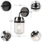 1-Light Wall Lamp with Clear Glass Shade, Modern Wall Sconce, Industrial Indoor Wall Light Fixture for Bathroom Living Room Bedroom Over Kitchen Sink, E26 Socket, Bulbs Not Included - Supfirm