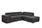 105" Sectional Sofa with Adjustable Headrest ,Sleeper Sectional Pull Out Couch Bed with Storage Ottoman and 2 Stools,Charcoal Grey - Supfirm