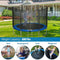 10ft Trampoline with Safe Enclosure, Outdoor Fitness Trampoline for Kids and Adults - Supfirm