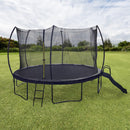 12FT Trampoline with Slide , Outdoor Pumpkin Trampoline for Kids and Adults with Enclosure Net and Ladder - Supfirm