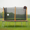 15FT Trampoline with Basketball Hoop Inflator and Ladder(Inner Safety Enclosure) Orange - Supfirm