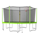 16ft Trampoline with Enclosure, New Upgraded Kids Outdoor Trampoline with Basketball Hoop and Ladder, Heavy-Duty Round Trampoline. - Supfirm