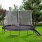 16FT Trampoline with Slide , Outdoor Pumpkin Trampoline for Kids and Adults with Enclosure Net and Ladder - Supfirm