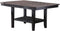 1pc Dining Table Dark Coffee Finish Kitchen Breakfast Dining Room Furniture Table w Storage Shelve Rubber wood - Supfirm