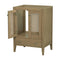 Supfirm 24" Bathroom Vanity without Sink, Base Only, Rattan Cabinet with Doors and Drawer, Solid Frame and MDF Board, Natural - Supfirm