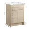 Supfirm 24 Inch Bathroom Cabinet With Sink,Soft Close Doors(KD-Packing),BVB05224PLO - Supfirm