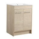 Supfirm 24 Inch Bathroom Cabinet With Sink,Soft Close Doors(KD-Packing),BVB05224PLO - Supfirm