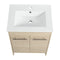 Supfirm 24 Inch Bathroom Cabinet With Sink,Soft Close Doors(KD-Packing),BVB05224PLO - Supfirm