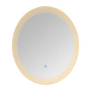 Supfirm 24 Inch Switch-Held Memory LED Mirror, Wall-Mounted Vanity Mirrors, Bathroom Anti-Fog Mirror, Dimmable Bathroom Mirror - Supfirm