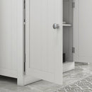 Supfirm 24” Pedestal Sink Bathroom Vanity Cabinet - White - Supfirm