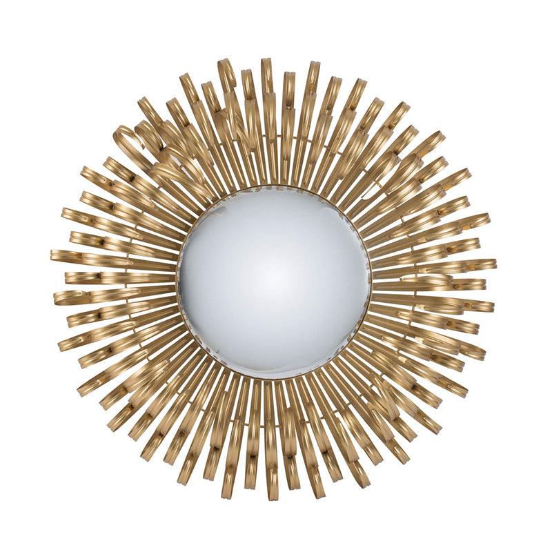 Supfirm 27" in Sunburst Design Wall Mirror Decorative Golden Finish for Entryway, Modern Living room - Supfirm