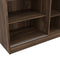 3-Door Shutter Wardrobe with shelves, Walnut - Supfirm